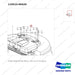 110515-00420 HOOD GROUP;8TON,TIER-4 - parts diagram, item 10 shown - genuine Doosan / Bobcat forklift part