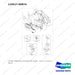 110517-00874 TILTING OPERATOR GP;TIER4 INT,CABIN - full parts diagram, item 5 marked - genuine Doosan / Bobcat forklift part
