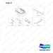 110517-02443 OPC MTG GP;LINE - full parts diagram, item 14 marked - genuine Doosan / Bobcat forklift part