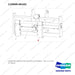 110909-00102 CARRIAGE GROUP;STD,ISFP,SIM,CL3,DOUBLE - full parts diagram, item 3 marked - genuine Doosan / Bobcat forklift part