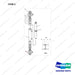 110910-00025 CYLINDER,STEERING - full parts diagram, item 2 marked - genuine Doosan / Bobcat forklift part