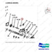 110910-00391 BASE ENGINE GROUP_02;GM3.0L - parts diagram, item 13 shown - genuine Doosan / Bobcat forklift part