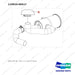 110910-00517 RAIN CAP GP - full parts diagram, item 1 marked - genuine Doosan / Bobcat forklift part