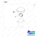 110910-02919 PRECLEANER GP;RAIN CAP - parts diagram, item 1 shown - genuine Doosan / Bobcat forklift part