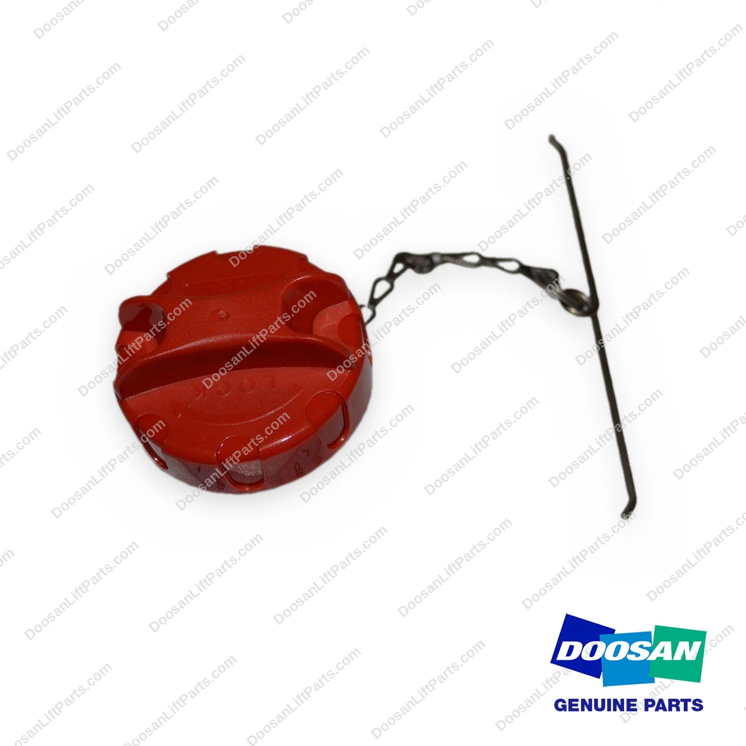 110911-00653 - W/o Key (With Chain) Fuel Cap - OEM Doosan Daewoo Bobcat