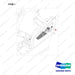 110911-00804 FUEL CAP;W/ KEY - full parts diagram, item 1 marked - genuine Doosan / Bobcat forklift part