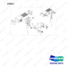 110913-00570 OPTION;AIR CONDITIONER - full parts diagram, item 8 marked - genuine Doosan / Bobcat forklift part