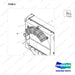 110921-04575 RADIATOR ASSY;G25E-5_GCT K2.5L - parts diagram, item 5 shown - genuine Doosan / Bobcat forklift part
