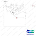 110921-05263 MUD GUARD;DOUBLE TIRE - parts diagram, item 1 shown - genuine Doosan / Bobcat forklift part