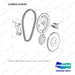 110922-01619 CHAIN,TIMING;GROUP_PSI 4.3L - full parts diagram, item 6 marked - genuine Doosan / Bobcat forklift part