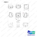 110925-00717 MOUNT GROUP;CABIN,16TON - full parts diagram, item 11 marked - genuine Doosan / Bobcat forklift part