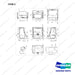 110925-00821 MOUNT GROUP;16TON,BOBCAT - full parts diagram, item 2 marked - genuine Doosan / Bobcat forklift part