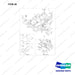 110927-00988 FRAME GROUP;D70,55KW,FS,LEYE,DS,BOBCAT - full parts diagram, item 28 marked - genuine Doosan / Bobcat forklift part