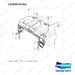 110930-02324 HOOD GROUP - full parts diagram, item 1 marked - genuine Doosan / Bobcat forklift part