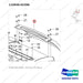 110930-02398 HOOD ASSY;MAIN - parts diagram, item 8 shown - genuine Doosan / Bobcat forklift part