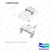 110930-02430 HOOD GROUP - full parts diagram, item 1 marked - genuine Doosan / Bobcat forklift part