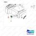 110930-02598 HOOD GROUP - parts diagram, item 1 shown - genuine Doosan / Bobcat forklift part