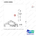 110931-00861 FLYWHEEL;GROUP_D40S KUBOTA - parts diagram, item 3 shown - genuine Doosan / Bobcat forklift part