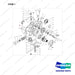 110931-02211 HOUSING ASSY;T/C - full parts diagram, item 1 marked - genuine Doosan / Bobcat forklift part