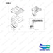 110935-01427 FLOOR PLATE GROUP;NARROW,BR16J-9 - full parts diagram, item 2 marked - genuine Doosan / Bobcat forklift part