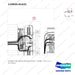 110935-01431 CONNECTOR GROUP;BATTERY;B50X-7 INSIDE - parts diagram, item 11 shown - genuine Doosan / Bobcat forklift part