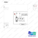 110940-00096 CH/OV AR-PRESSURE GAUGE;D140/160S-7 - parts diagram, item 2 shown - genuine Doosan / Bobcat forklift part