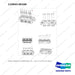 110943-00168 HEAD GROUP,CYLINDER;PSI 4.3L - full parts diagram, item 6 marked - genuine Doosan / Bobcat forklift part