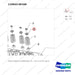 110943-00168 HEAD GROUP,CYLINDER;PSI 4.3L - parts diagram, item 6 shown - genuine Doosan / Bobcat forklift part