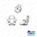 110946-00255 SEAT,OPERATOR;GRAMMER,FULL OPT - full parts diagram - genuine Doosan / Bobcat forklift part