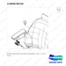 110946-00720 OPTION-SEAT GROUP;SUS,PVC,ARM,SEARS - parts diagram, item 1 shown - genuine Doosan / Bobcat forklift part