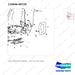 110946-00729 SEAT;STATIC/PVC/HIPREST - parts diagram, item 8 shown - genuine Doosan / Bobcat forklift part