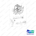 110947-00672 NON-TILTING,OPERATOR CELL;ODB,D110/160 - full parts diagram - genuine Doosan / Bobcat forklift part