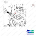110947-00801 HOUSING,AXLE;MIDDLE - parts diagram, item 2 shown - genuine Doosan / Bobcat forklift part