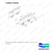 110947-01036 SIDE SHIFTER, HOOK, STANDARD for SINGLE - full parts diagram, item 16 marked - genuine Doosan / Bobcat forklift part