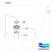 110951-02670 GUIDE ASSY;RAIL;REAR;47.5~50.1IN - parts diagram, item 3 shown - genuine Doosan / Bobcat forklift part