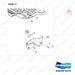 110957-00015 FLOOR PLATE GP;CABIN, NON HEATER - parts diagram, item 11 shown - genuine Doosan / Bobcat forklift part