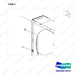 110958-01576 Radiator Assy - parts diagram, item 3 shown - genuine Doosan / Bobcat forklift part