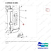 110958-01581 RADIATOR ASSY;D70S 2 T-4 INT COOLING MO - parts diagram, item 6 shown - genuine Doosan / Bobcat forklift part