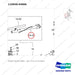 110958-03806 MOUNT GROUP;CABIN - parts diagram, item 14-01 shown - genuine Doosan / Bobcat forklift part