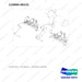110965-00131 Cradle Assy - Swingdown - full parts diagram - genuine Doosan / Bobcat forklift part