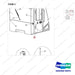 110982-00028 CABIN GROUP,MODULAR - parts diagram, item 3 shown - genuine Doosan / Bobcat forklift part