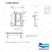 110982-00338 CABIN GROUP,MODULAR - parts diagram, item 3 shown - genuine Doosan / Bobcat forklift part