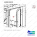 110982-00875 MOUNT GROUP,DOOR - parts diagram, item 1 shown - genuine Doosan / Bobcat forklift part
