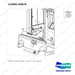 110982-00876 MOUNT GROUP,DOOR - parts diagram, item 2 shown - genuine Doosan / Bobcat forklift part