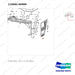 110982-00989 HOOD ASSY - parts diagram, item 2 shown - genuine Doosan / Bobcat forklift part