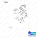 111002-00268A EXHAUST MANIFOLD - full parts diagram, item 2 marked - genuine Doosan / Bobcat forklift part