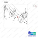 120103-00079 STEERING COLUMN - parts diagram, item 8 shown - genuine Doosan / Bobcat forklift part