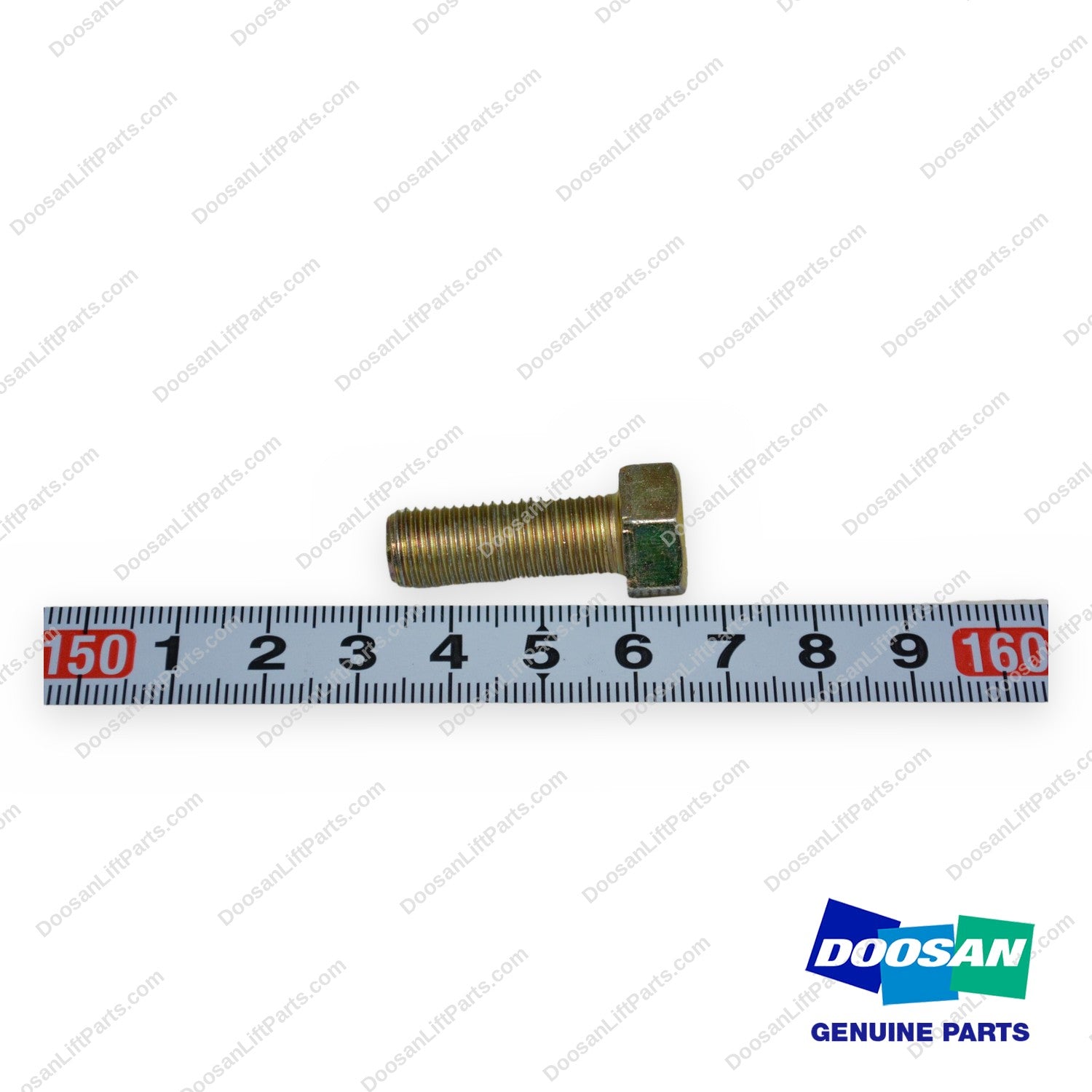 120106-00703 - L=25.4 24 Thd 3/8 Hex Bolt - OEM Doosan Daewoo Bobcat