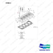 120106-01257 CYLINDER HEAD - full parts diagram, item 2 marked - genuine Doosan / Bobcat forklift part