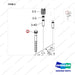 120106-01257 CYLINDER HEAD - parts diagram, item 2 shown - genuine Doosan / Bobcat forklift part